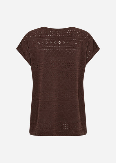 SC-SATINE 2 T-shirt Dark brown
