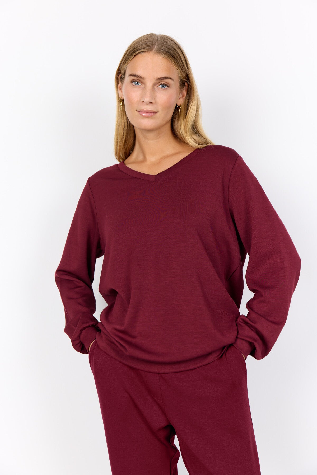 SC-BANU 194 Blouse Bordeaux