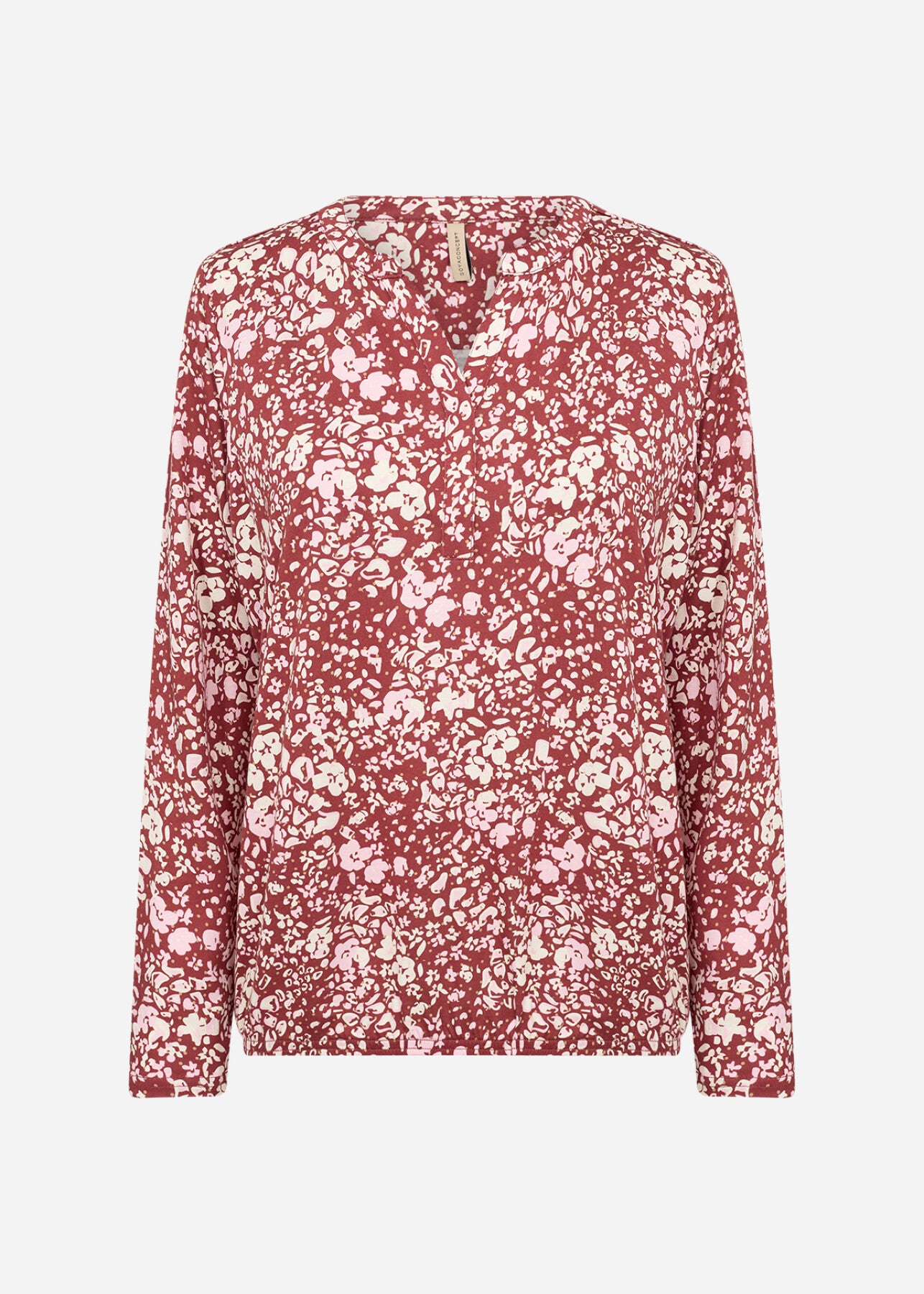 SC-FELICITY AOP 532 Blouse Ruby red