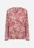 SC-FELICITY AOP 532 Blouse Ruby red