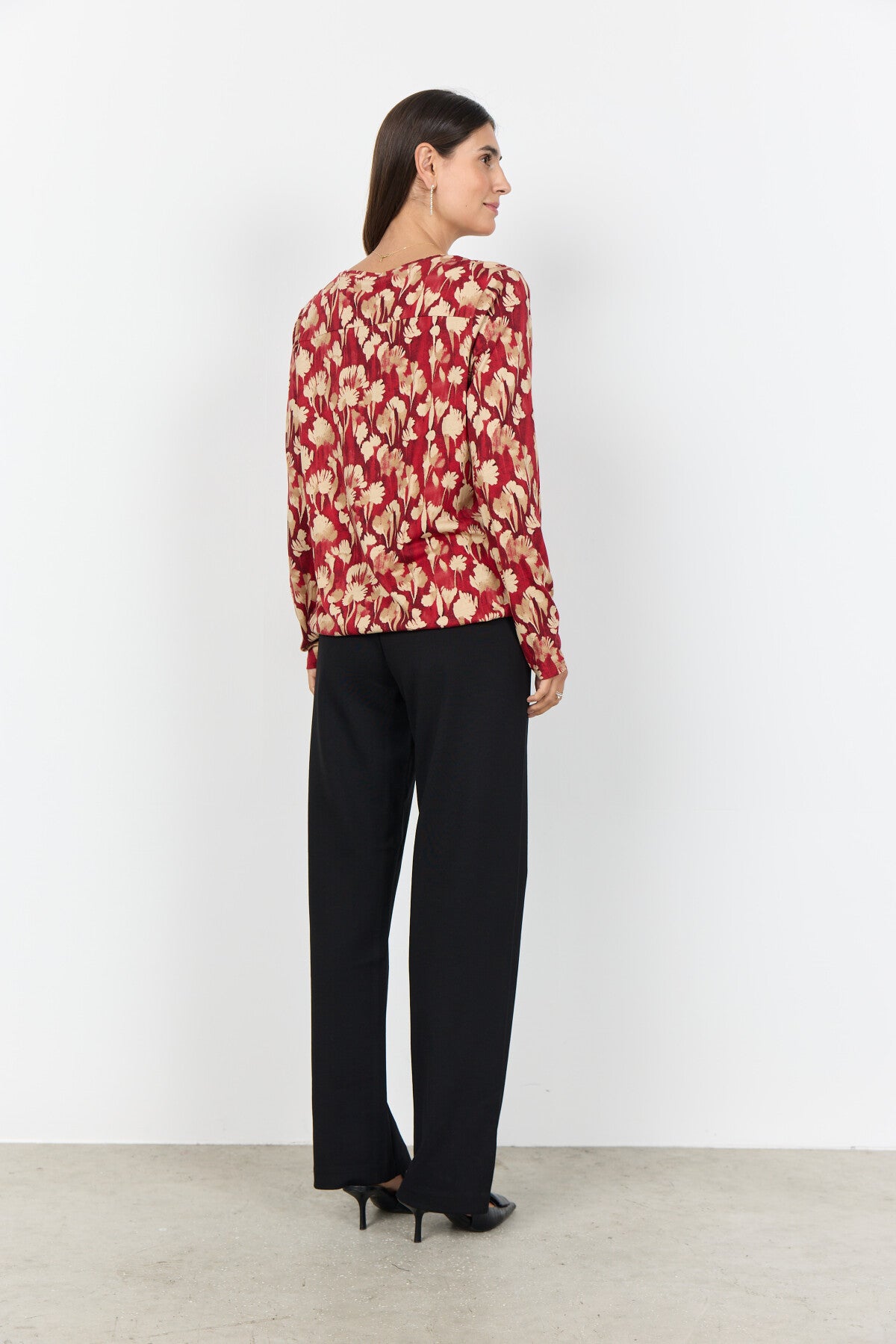 SC-FELICITY AOP 525 Blouse Red