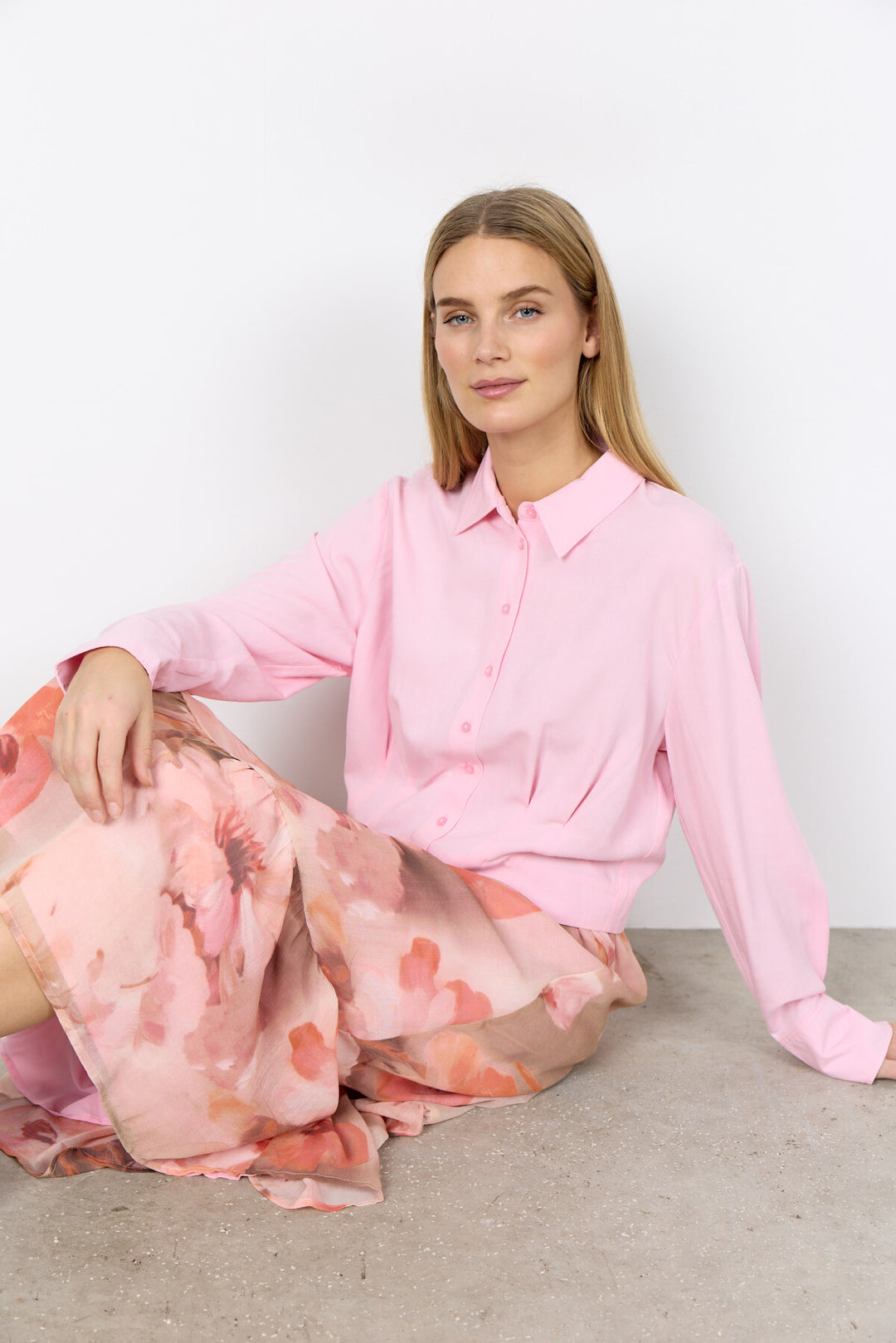 SC-CALA 2 Shirt in Light pink from soyaconcept | Soyaconcept.com 