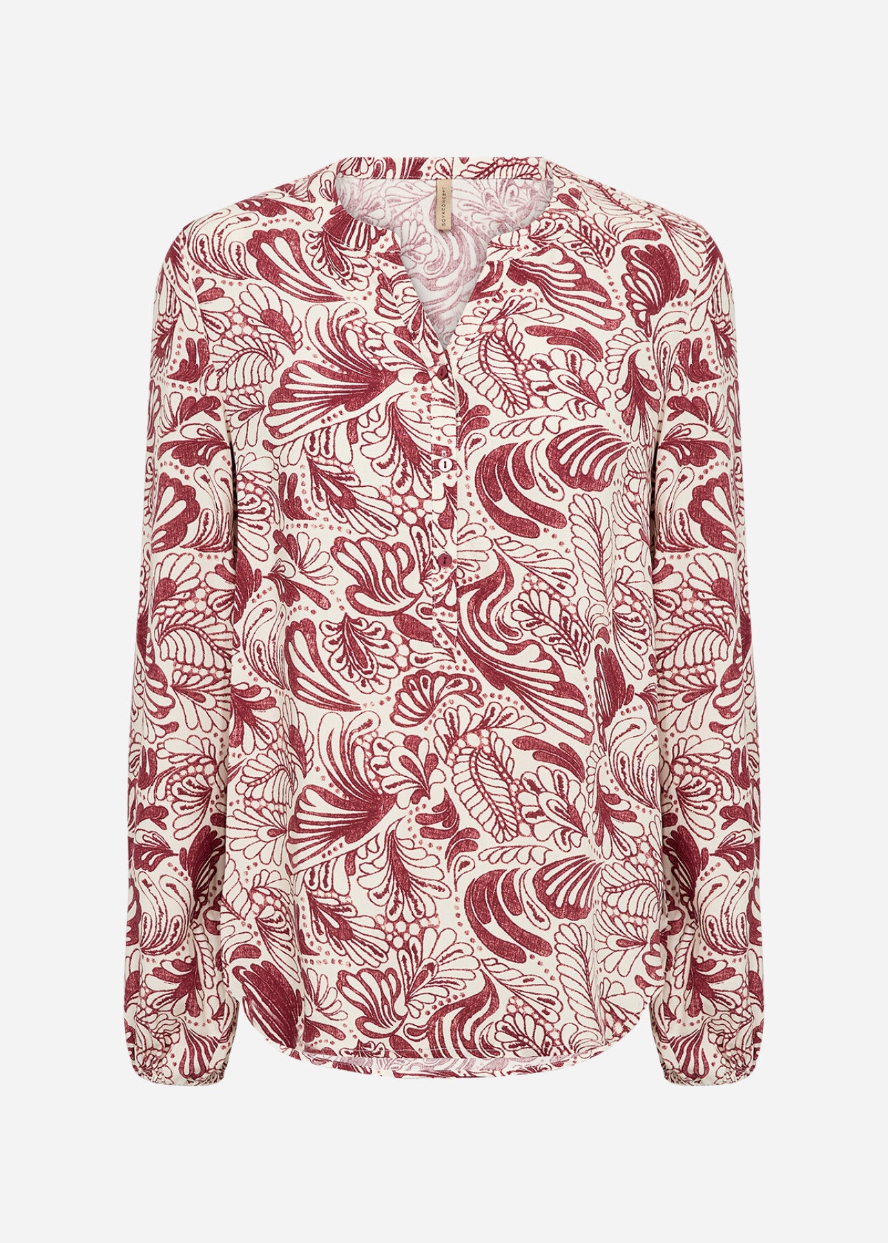 SC-BAYAN 2 Blouse Ruby red