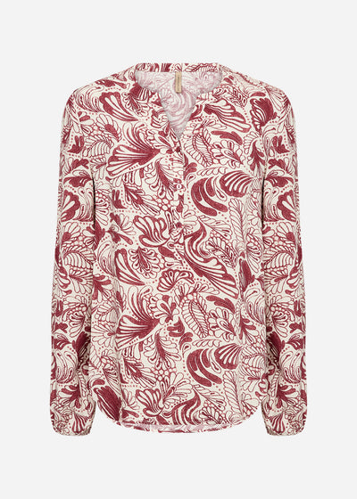 SC-BAYAN 2 Blouse Ruby red