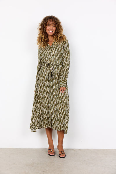 SC-VARLA 3 Dress Dark green