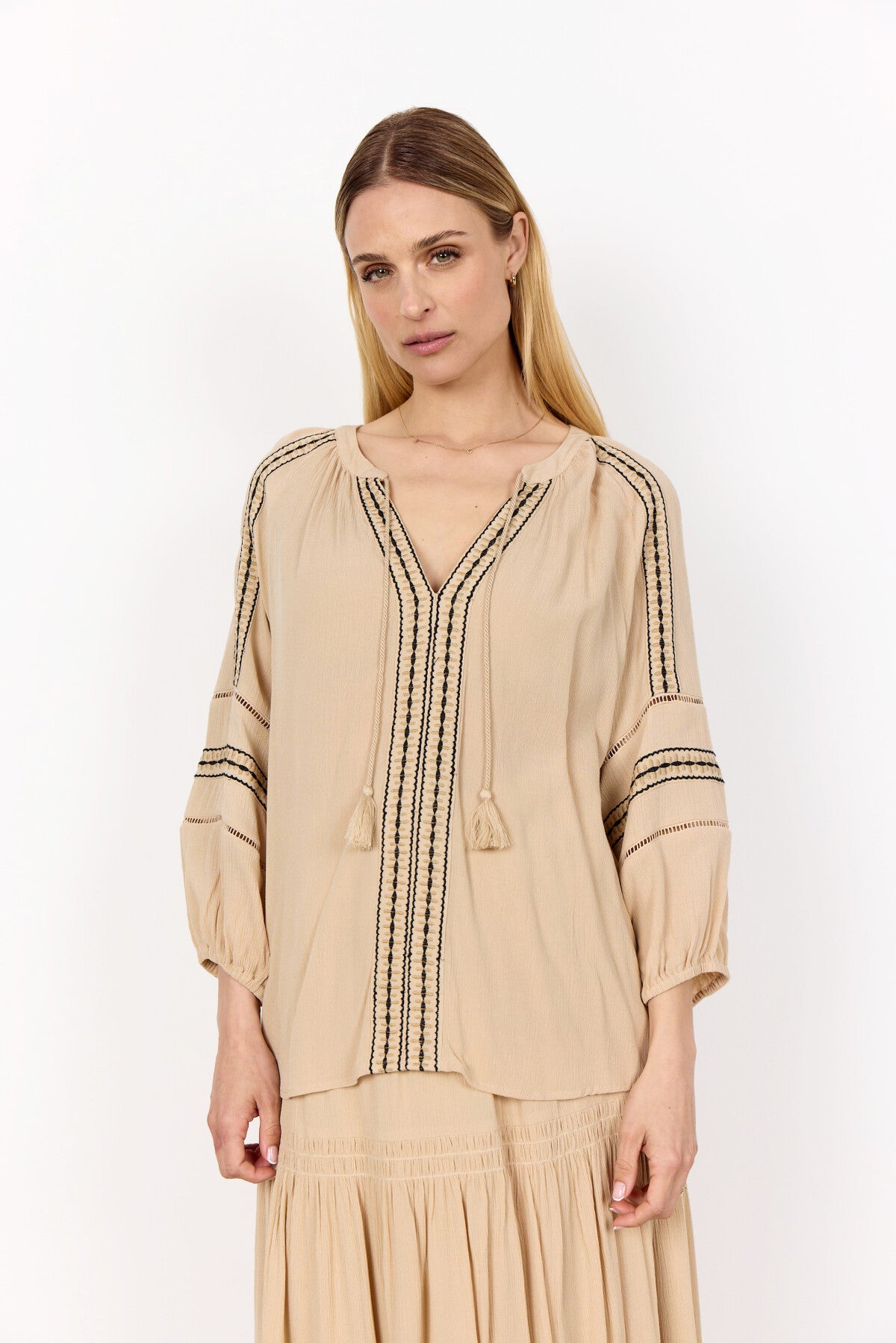 SC-SEBORA 1 Blouse Sand