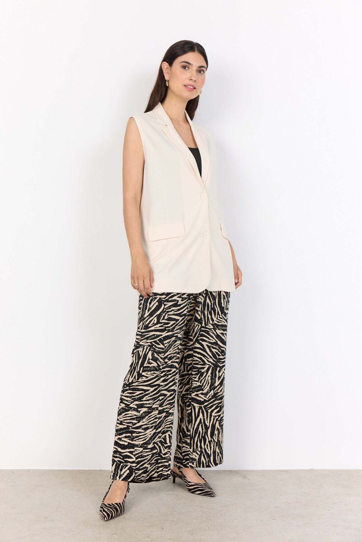 SC-SIHAM 87 Waistcoat Cream