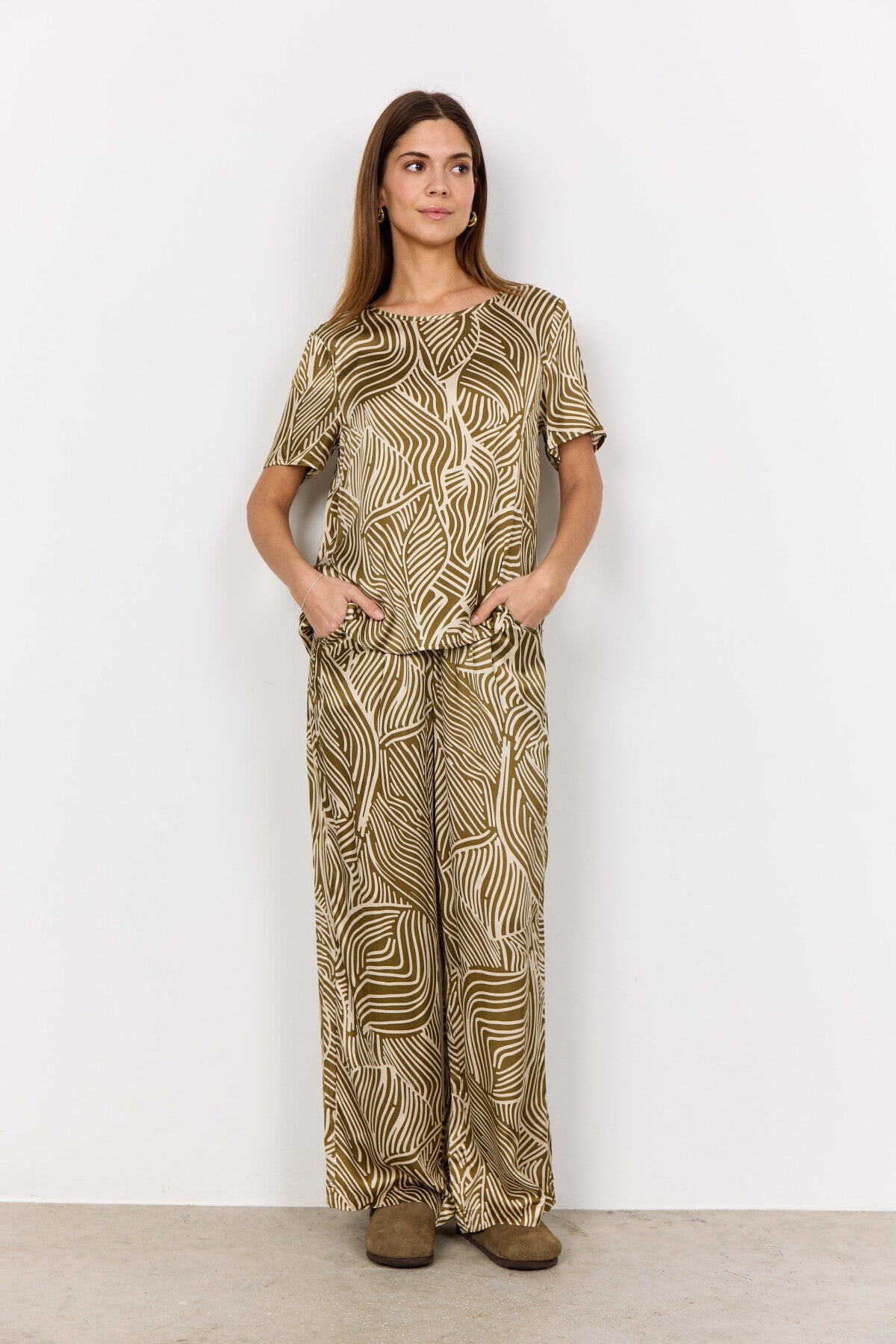 SC-SIGNORA 1 Blouse Olive