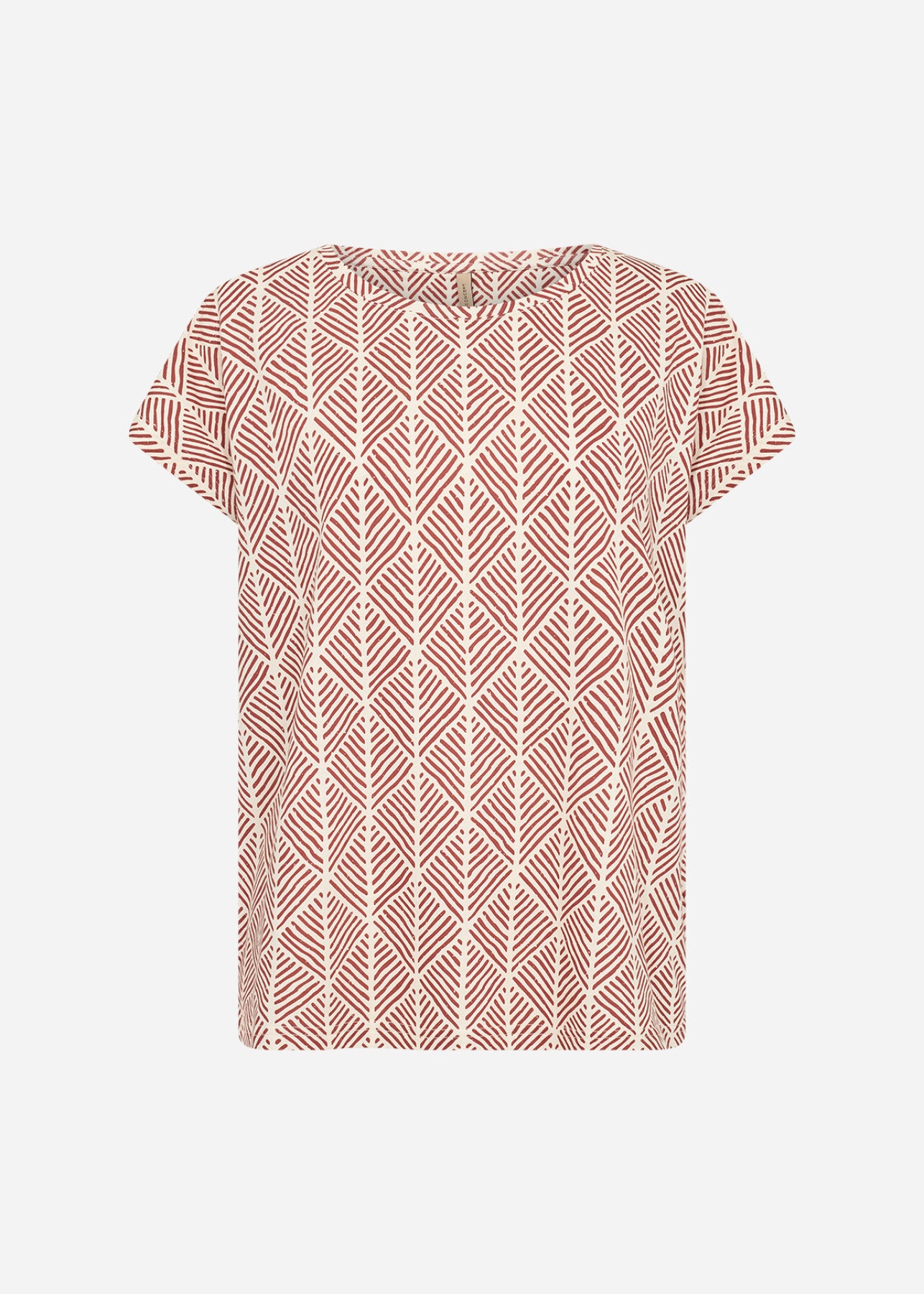 SC-FELICITY AOP 513 T-shirt Rust red