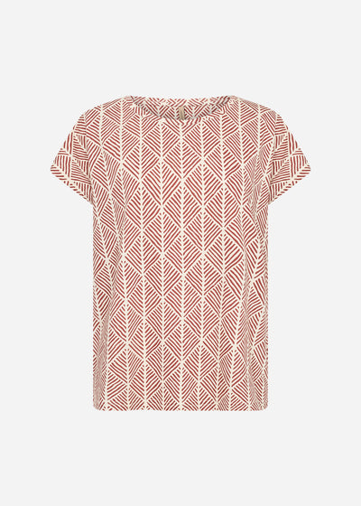 SC-FELICITY AOP 513 T-shirt Rust red
