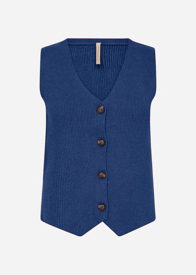 SC-KANITA 27 Waistcoat Dark blue