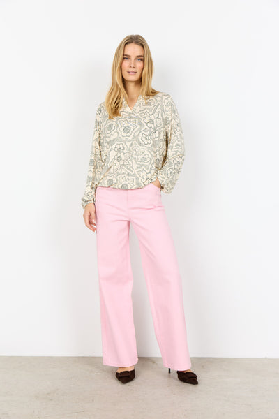 SC-MARICA AOP 347 Blouse Cream