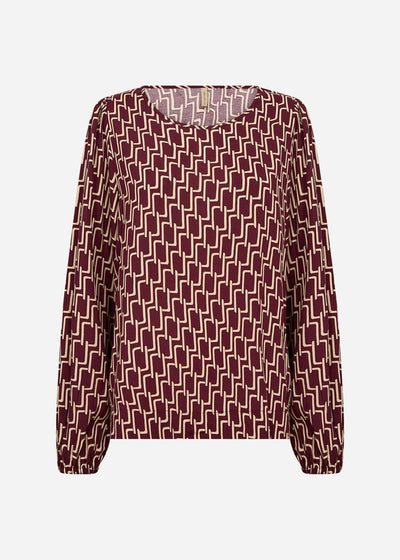 SC-VARLA 1 Blouse Bordeaux