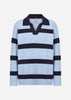 SC-KANITA STRIPE 32 Pullover Light blue