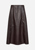 SC-BECKIE 22 Skirt Dark plum