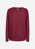 SC-BIARA 1 Blouse Dark red