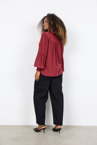 SC-BARBEL 2 Shirt Ruby red