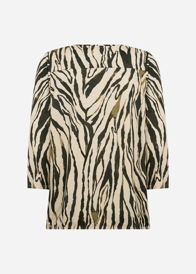 SC-FELICITY AOP 521 Blouse Dark green