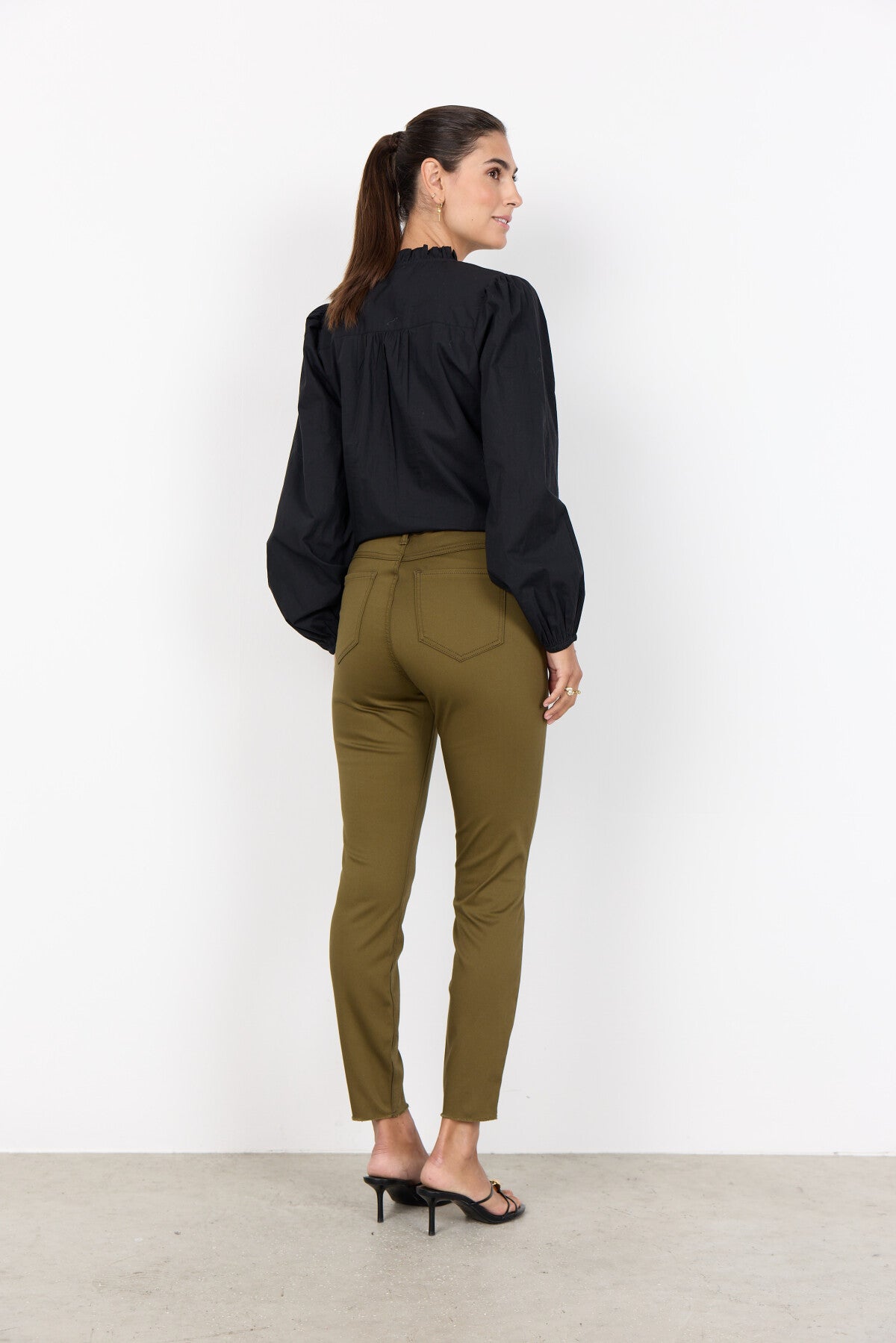 SC-NADIRA 1-B Jeans Dark green