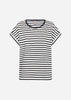 SC-RINA STRIPE 18 T-shirt Black