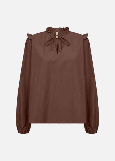 SC-NETTI 108 Blouse Dark brown