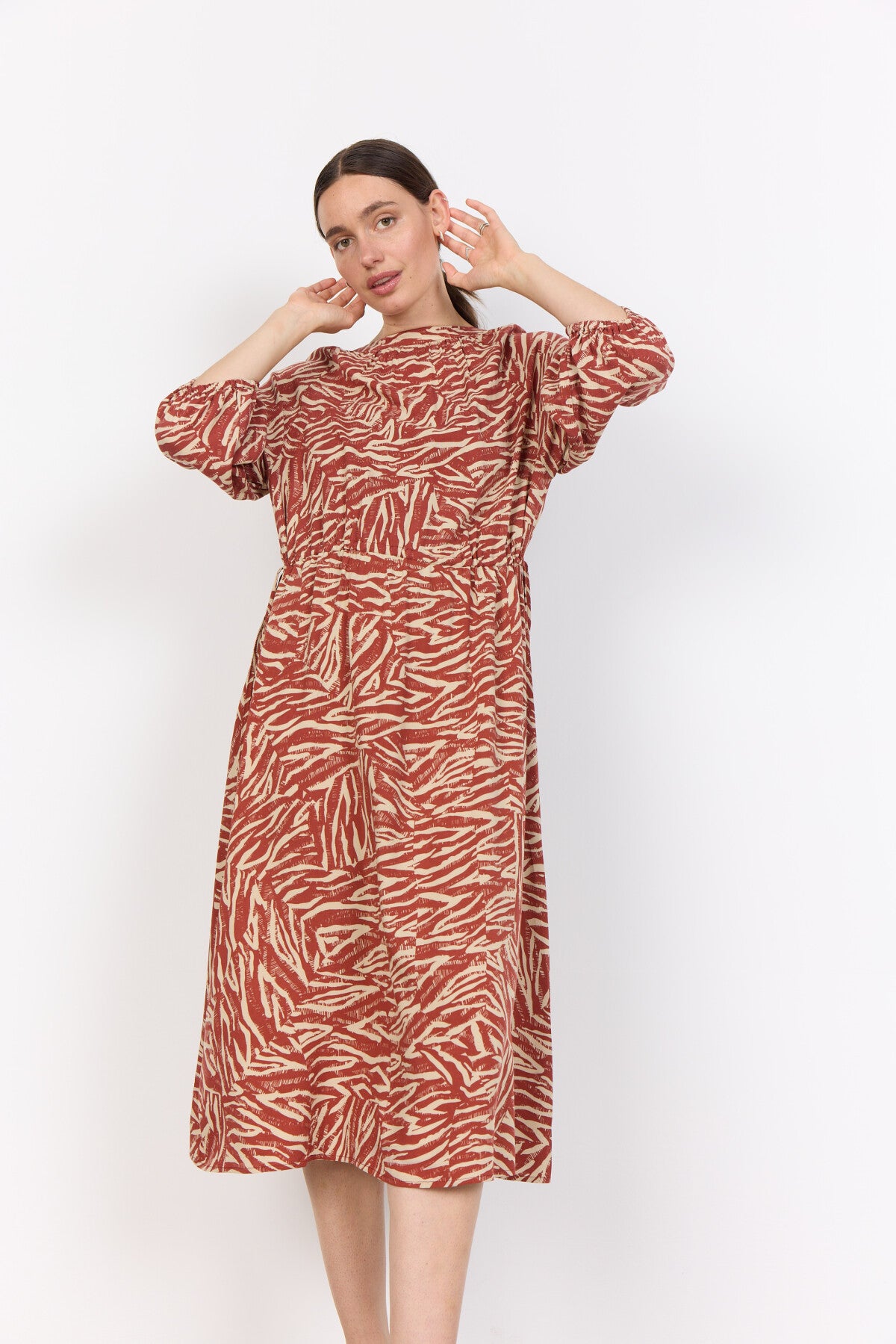 SC-SADE 3 Dress Rust red