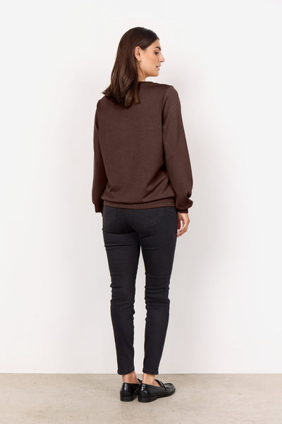 SC-BANU 194 Blouse Dark brown