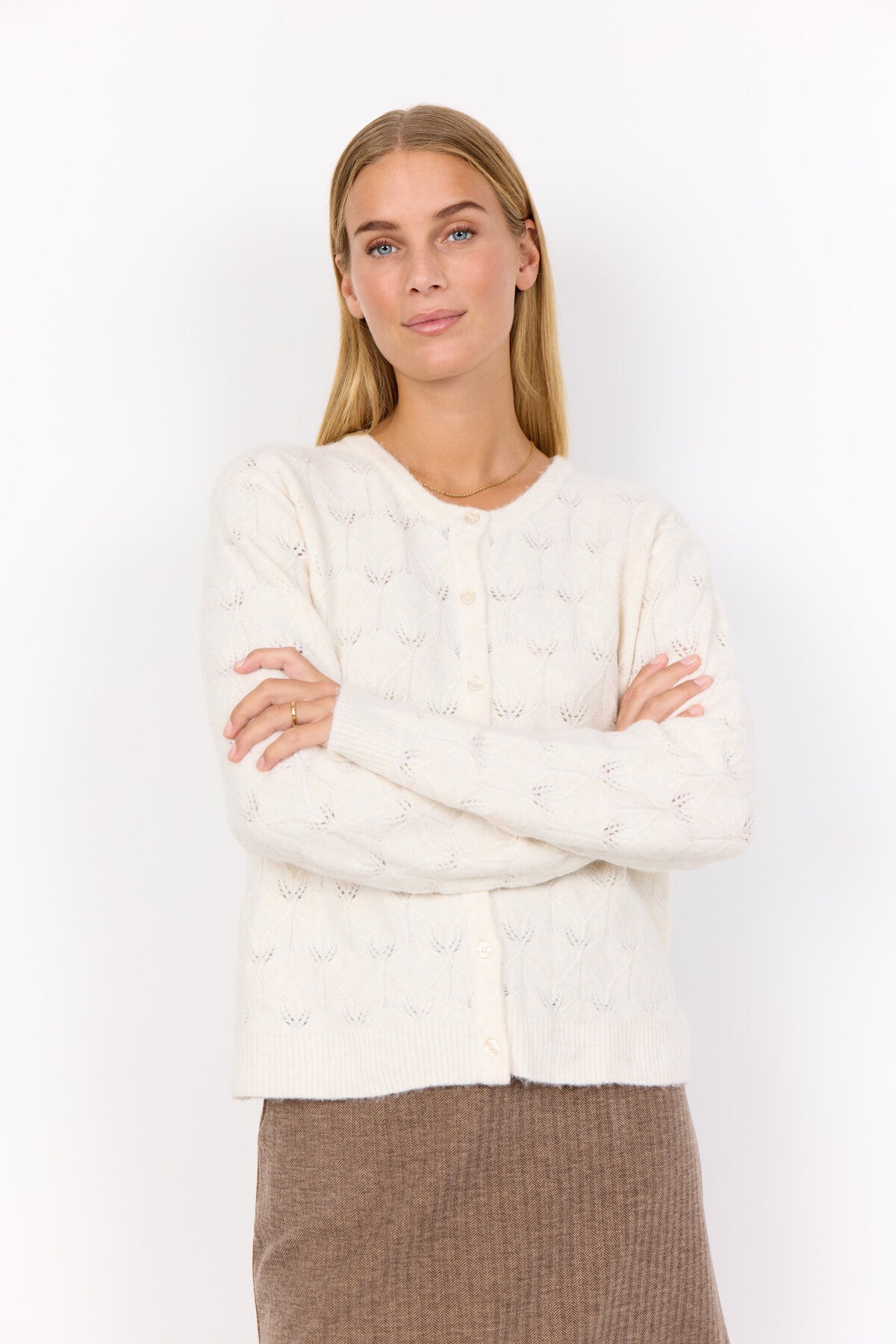 SC-VIKI 2 Cardigan Cream