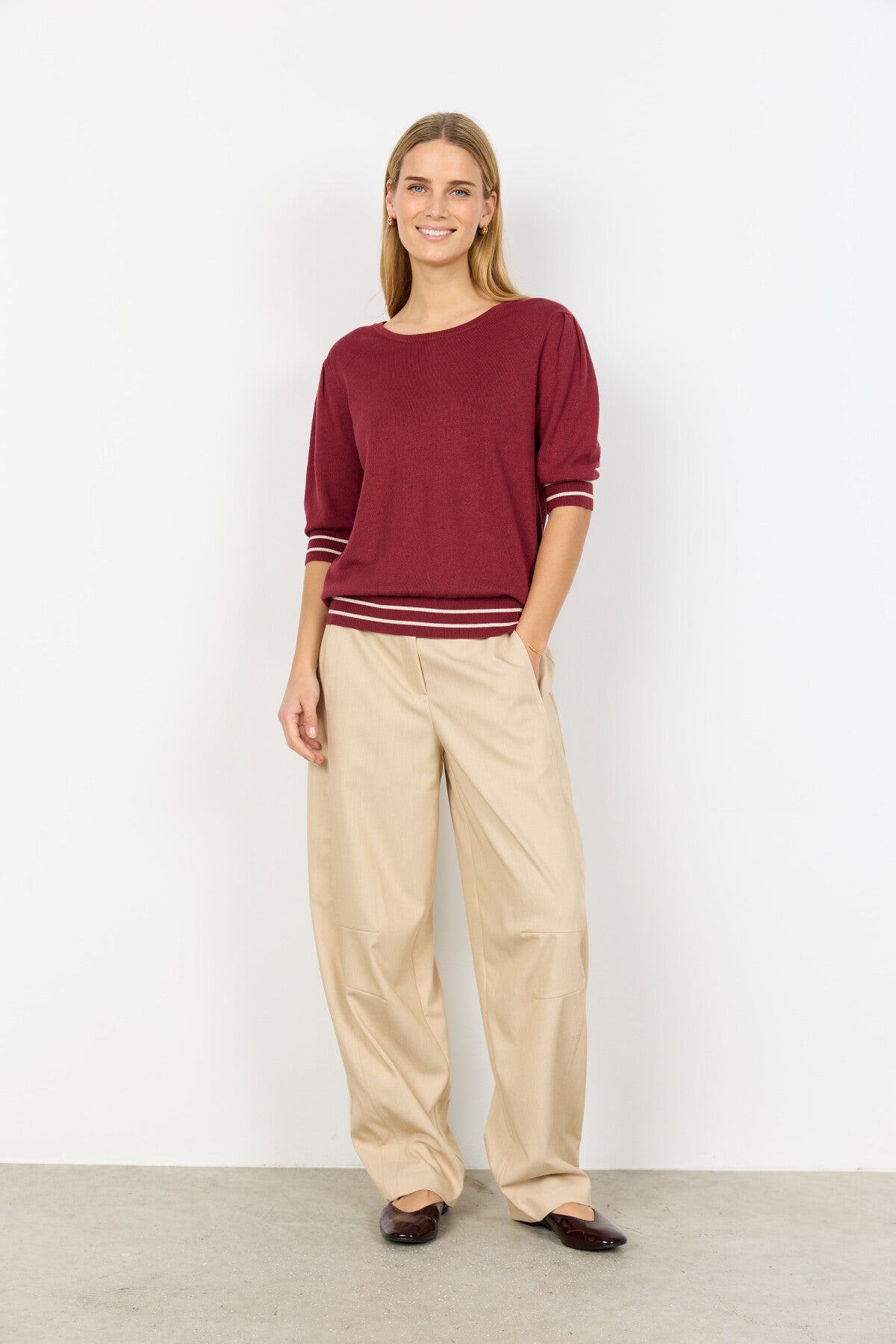 SC-DOLLIE 809 Pullover Ruby red