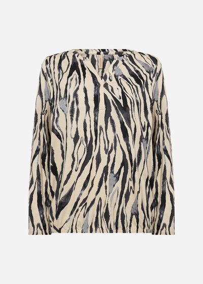 SC-FELICITY AOP 522 Blouse Black