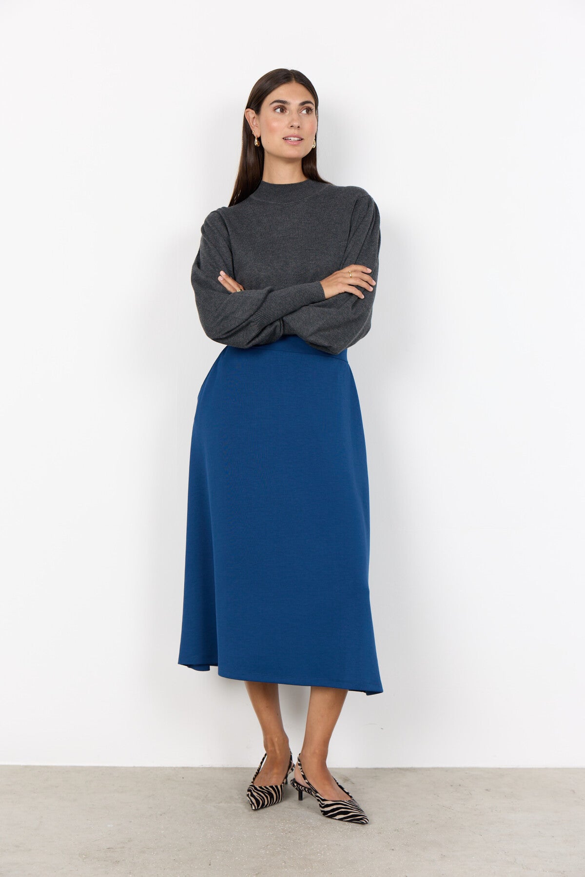 SC-BANU 258 Skirt Dark blue