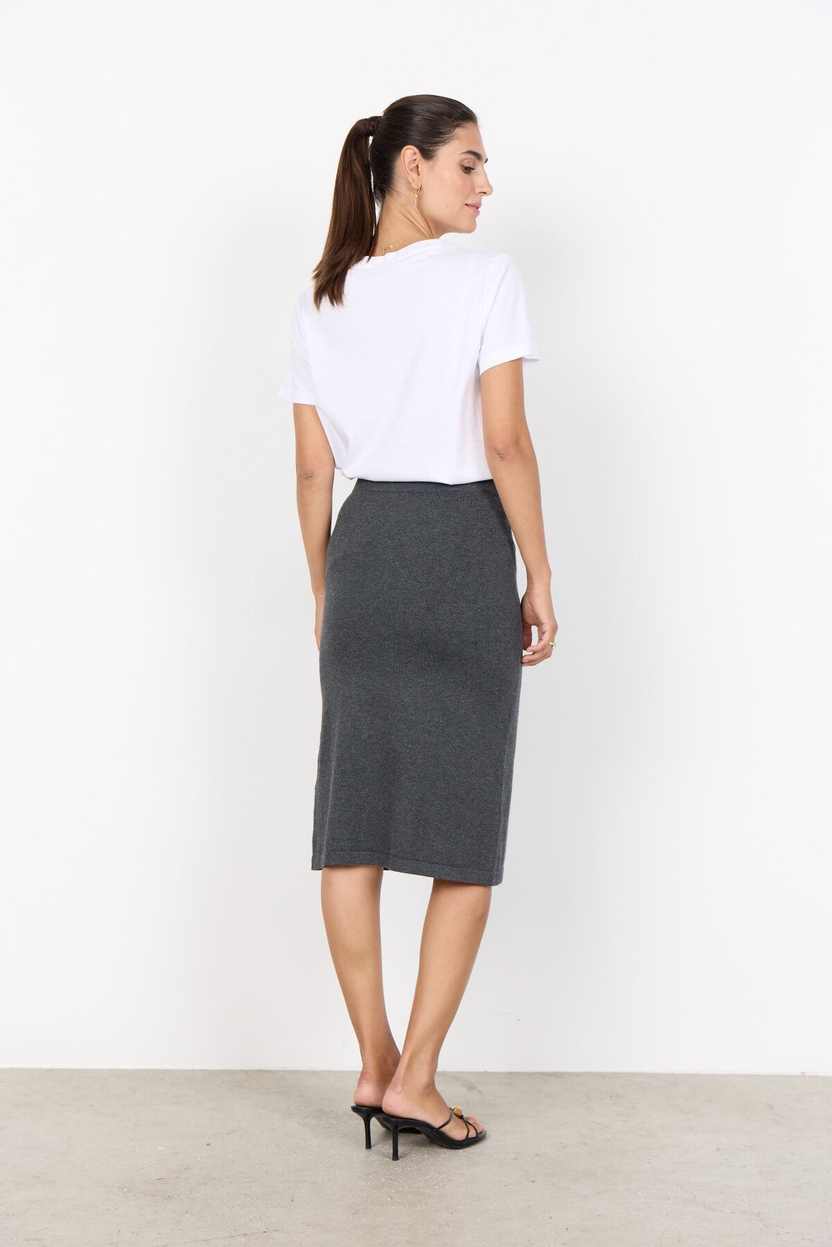 SC-DOLLIE 798 Skirt Dark grey