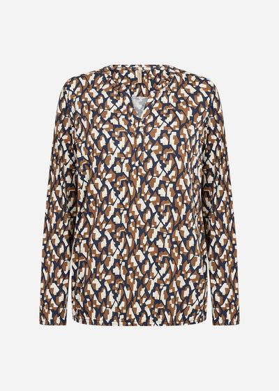 SC-FELICITY AOP 527 Blouse Dark blue