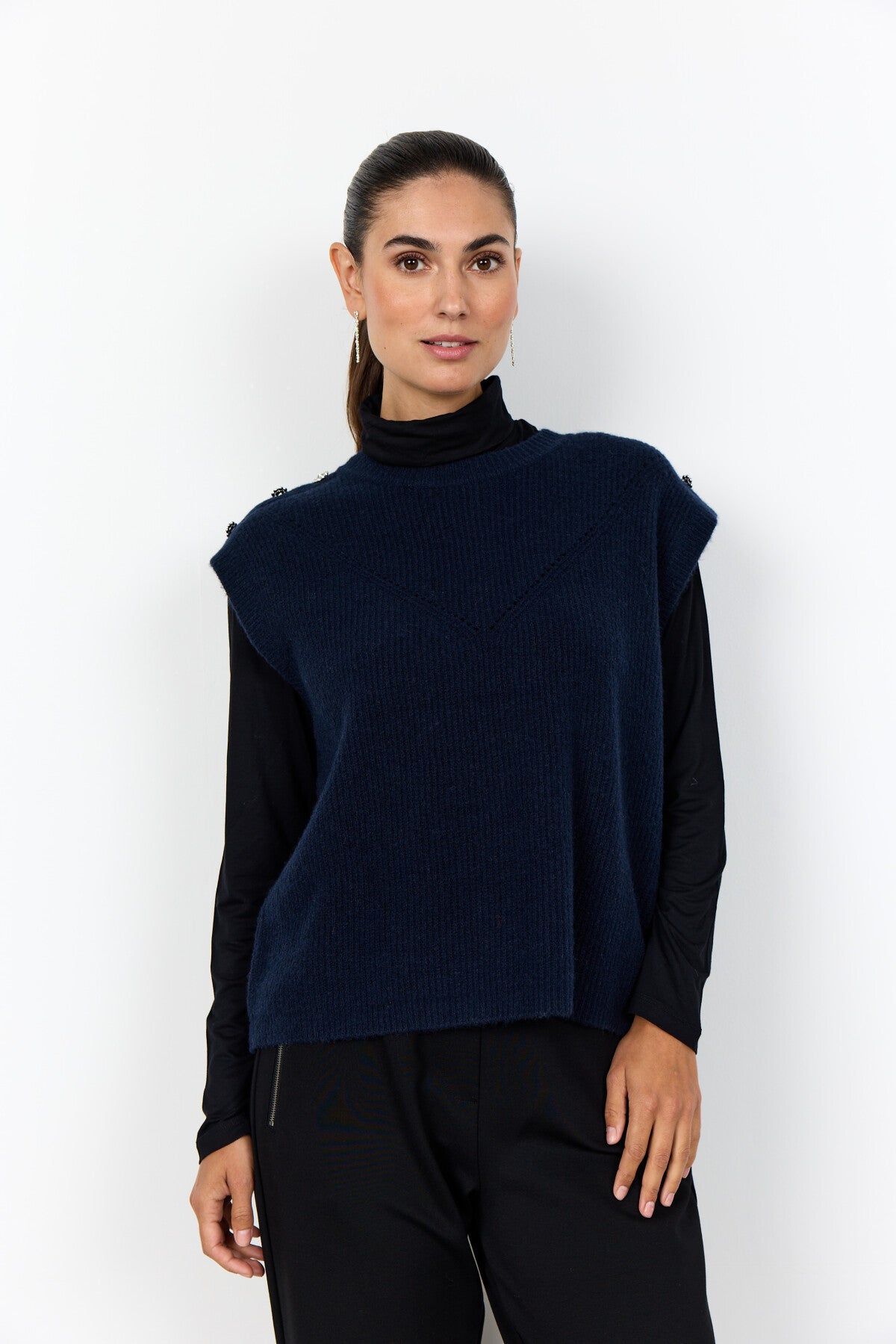 SC-AVALON 1 Waistcoat Dark blue