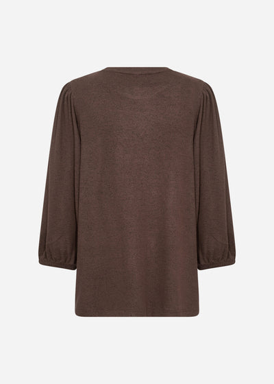 SC-BIARA 116 Blouse Dark brown