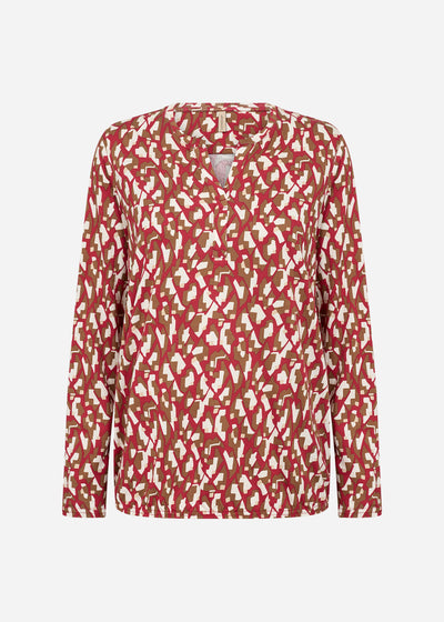 SC-FELICITY AOP 527 Blouse Red