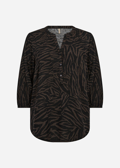 SC-SADE 2 Blouse Dark brown