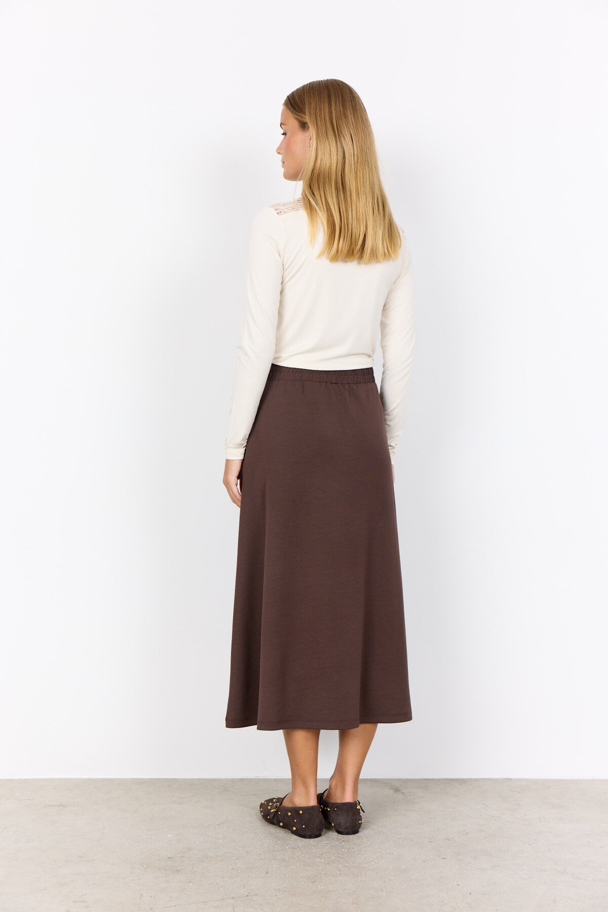 SC-BANU 258 Skirt Dark brown