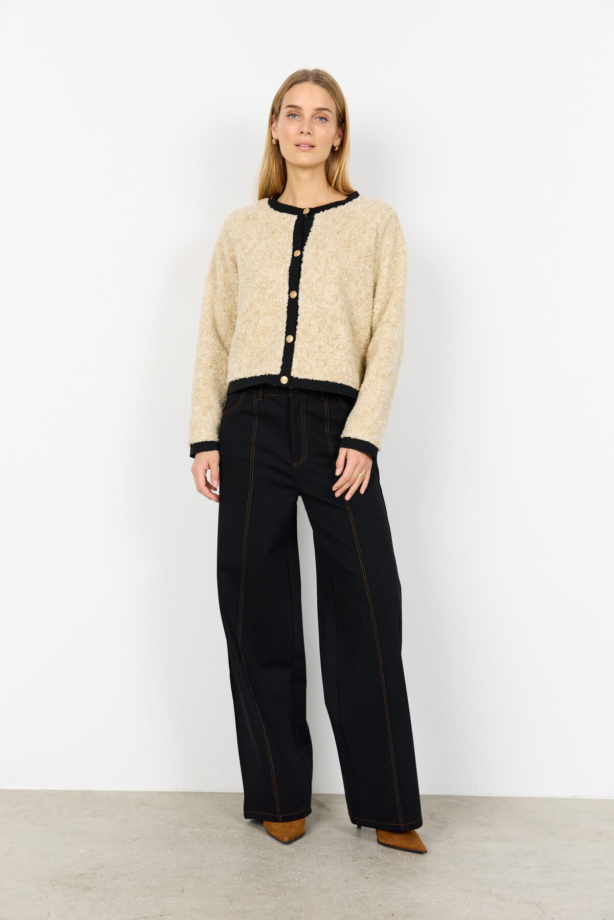 SC-BESSIE 7 Cardigan Cream