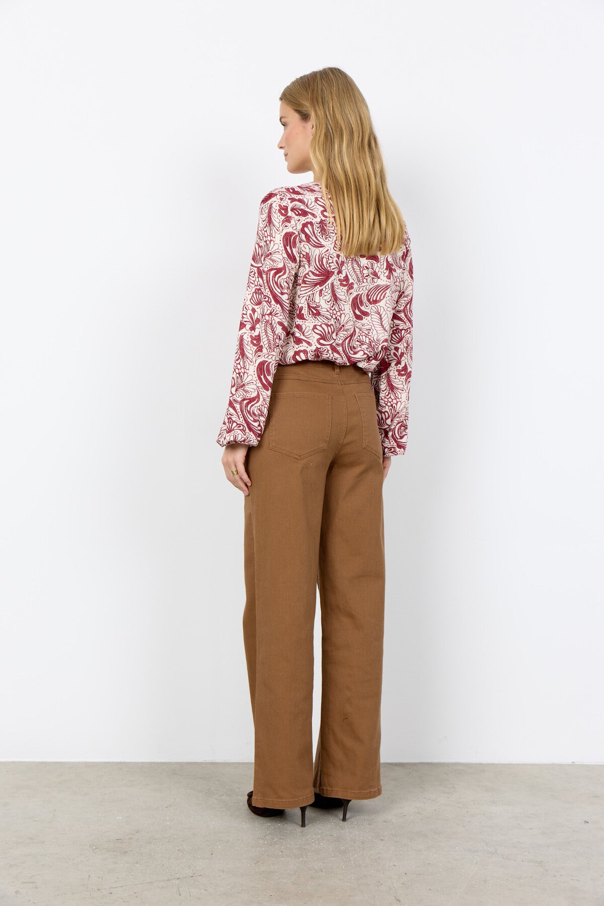 SC-BAYAN 2 Blouse Ruby red