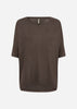 SC-BIARA 96 Blouse Dark brown