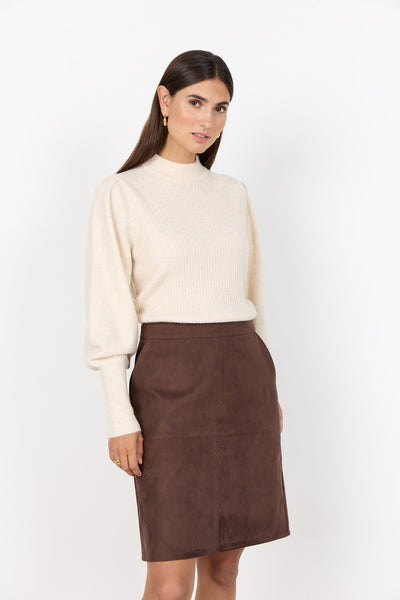 SC-VESNA 3 Skirt Dark brown