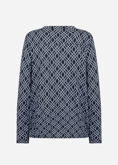 SC-FELICITY AOP 530 Blouse Navy