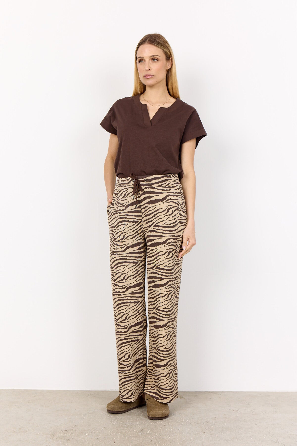 SC-SALOME 4 Pants Dark brown