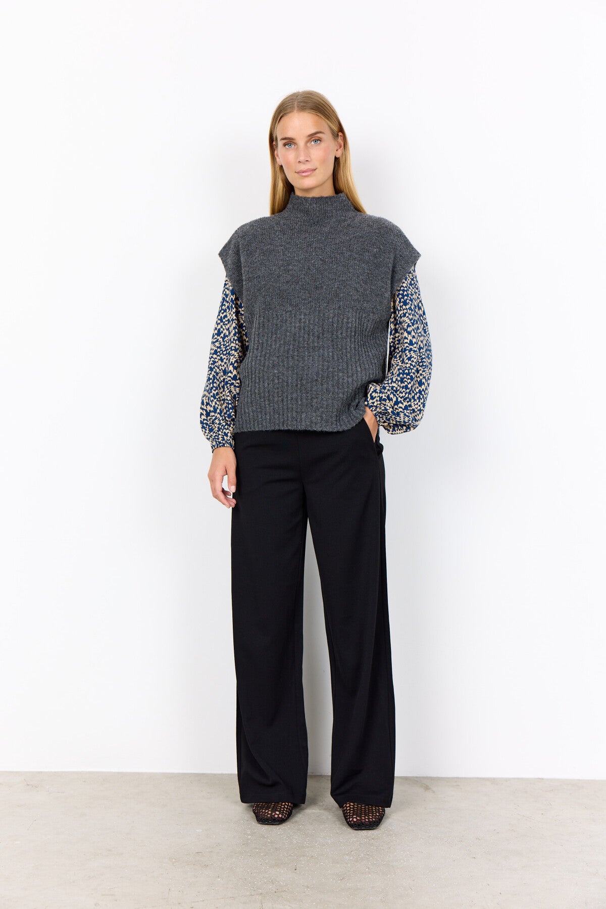 SC-VIRGINIA 1 Waistcoat Dark grey