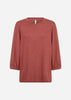 SC-BIARA 116 Blouse Rust red