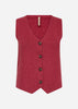 SC-KANITA 27 Waistcoat Dark red