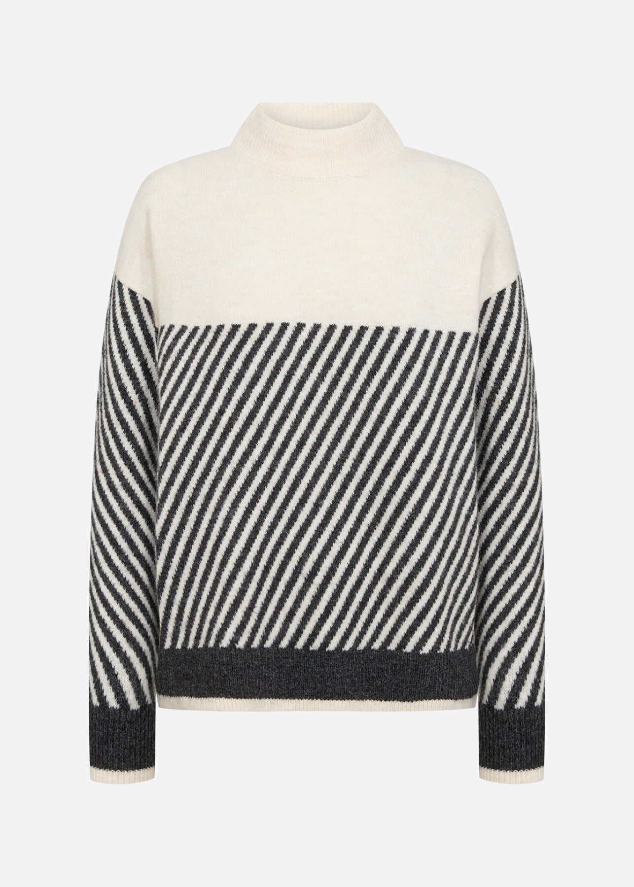 SC-NESSIE STRIPE 71 Pullover Cream