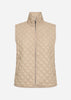SC-BENETE 1 Waistcoat Dark sand