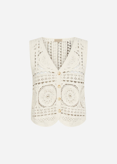 SC-SIDSEL 1 Waistcoat Cream